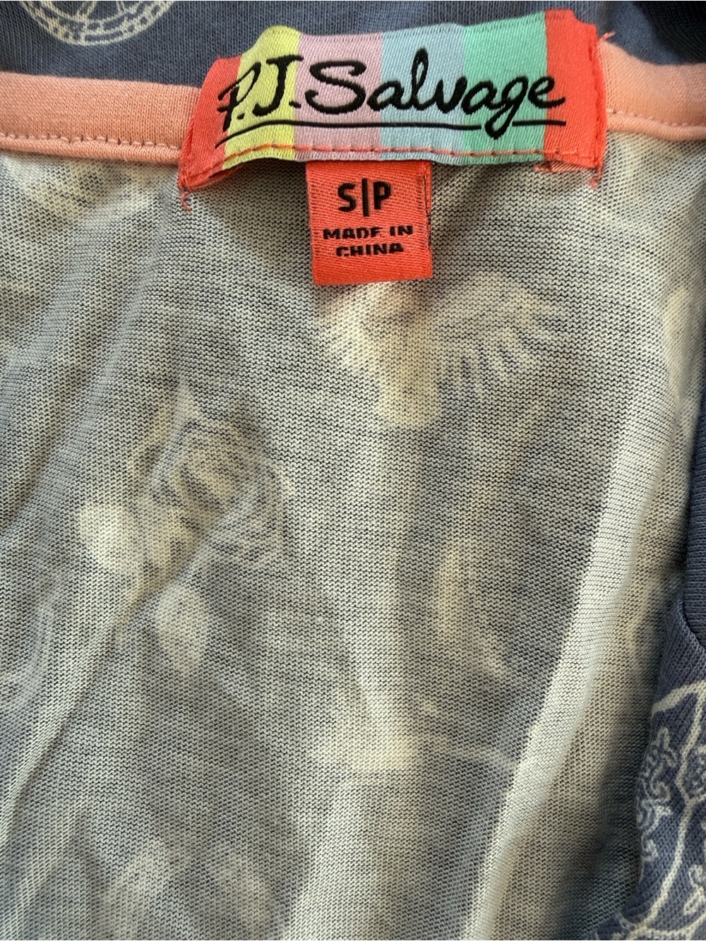 P.J. Salvage Whimsy Lone Star Love Cropped Western Pajama Set NWT Size S - Picture 7 of 7
